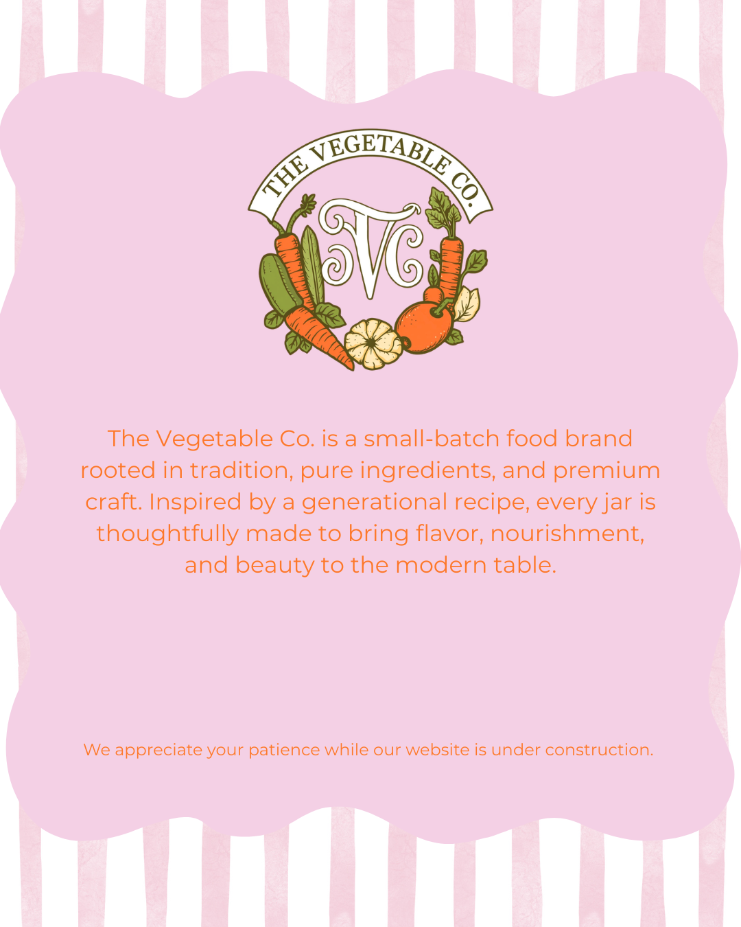 The Vegetable Co. Coming Soon